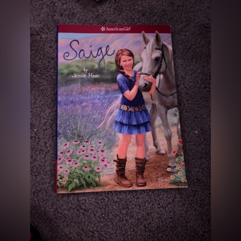American girl Saige book one by Jessie Haas paperback book